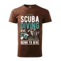 Pánské potápečské tričko Scuba diving