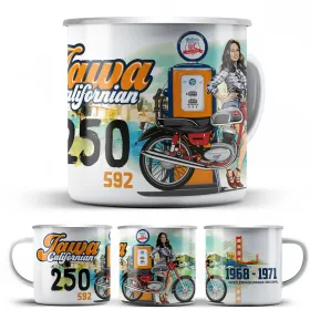 JAWA 250-590-05 Californian plechový Hrnek