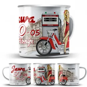 JAWA 50-05 Pionýr Plechový Hrnek