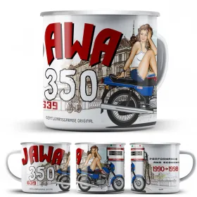 JAWA 350-639 Plechový Hrnek