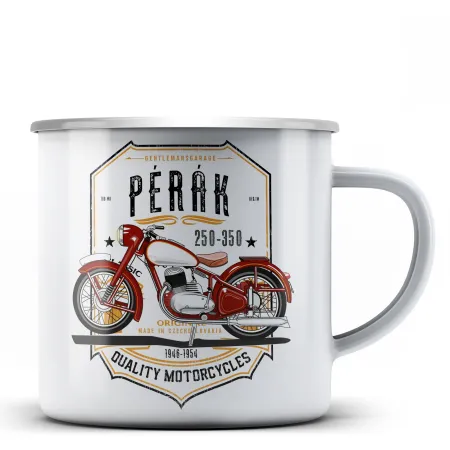 250-350 Pérák hrnek - plechový