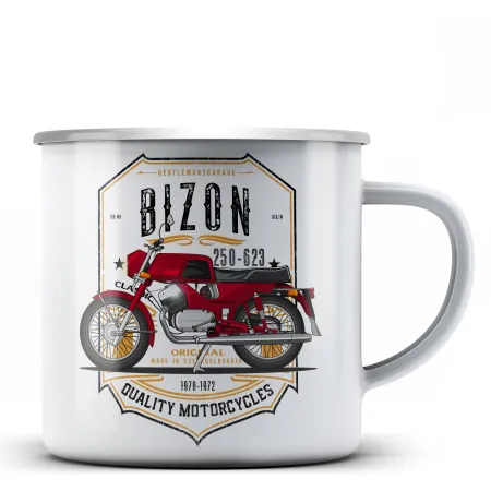 250-623 Bizon hrnek - plechový