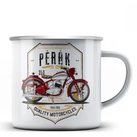 350 Pérák hrnek - plechový