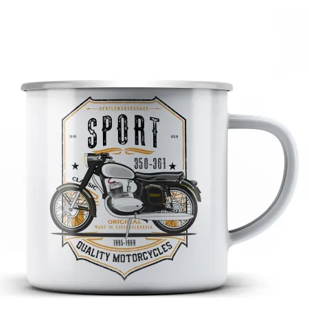 350-361 Sport hrnek - plechový