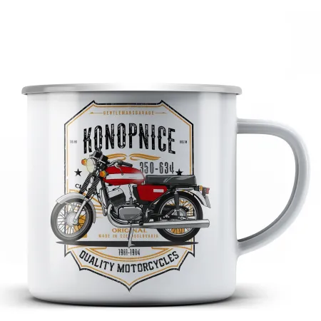 350-634 Konopnice hrnek - plechový