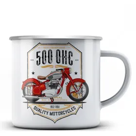 500 OHC hrnek - plechový