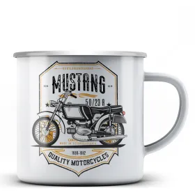 50-23A Mustang hrnek - plechový