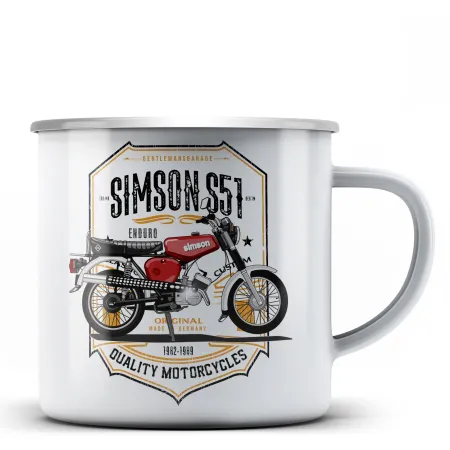 Simson S51 Enduro Hrnek - plechový