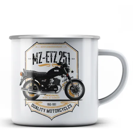MZ ETZ 251 Hrnek - plechový