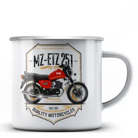 MZ ETZ 251 Hrnek - plechový