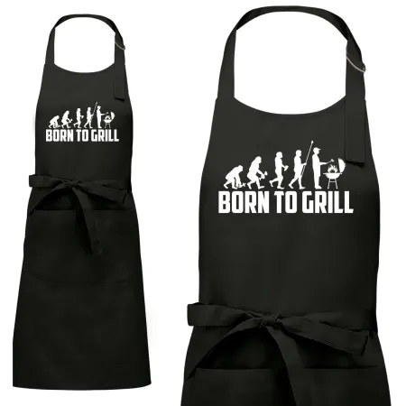 Zástěra Born to grill - pánská