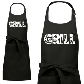 Zástěra s nápisem GRILL