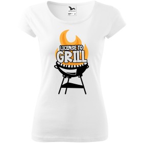 Dámské tričko License to Grill
