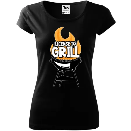 Dámské tričko License to Grill