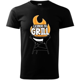 Pánské tričko License to Grill