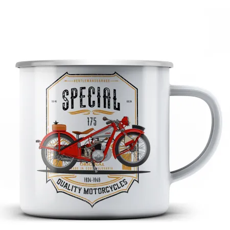 Jawa 175 Special hrnek - plechový