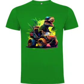 Dětské tričko Dinosaurus v Jeepu 1