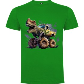 Dětské tričko Dinosaurus v Monster Trucku 1
