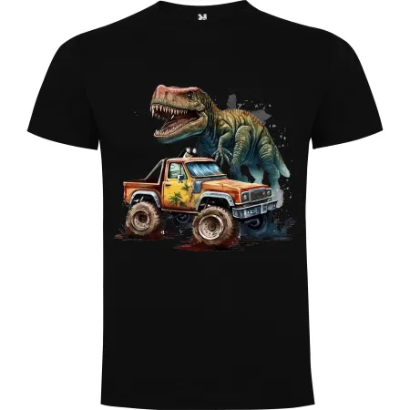 Dětské tričko Dinosaurus v Monster Trucku 2