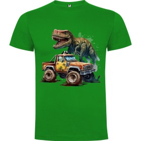 Dětské tričko Dinosaurus v Monster Trucku 2