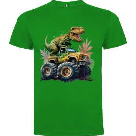 Dětské tričko Dinosaurus v Monster Trucku 3
