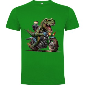 Dětské tričko Dinosaurus na motorce 3