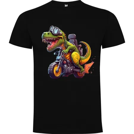 Dětské tričko Dinosaurus na motorce 6