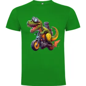 Dětské tričko Dinosaurus na motorce 6