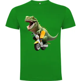 Dětské tričko Dinosaurus na motorce 7