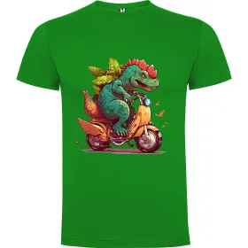 Dětské tričko Dinosaurus na motorce 8