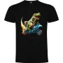 Dětské tričko Dinosaurus na motorce 9