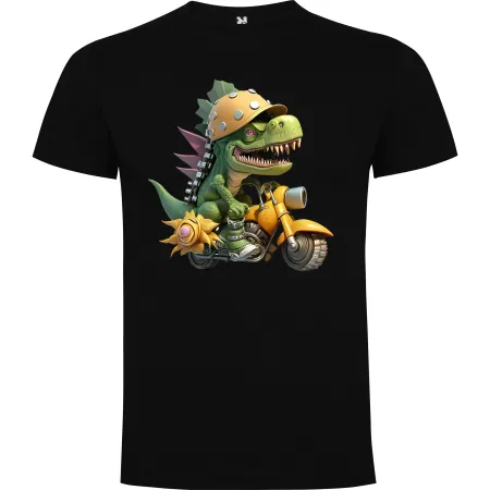 Dětské tričko Dinosaurus na motorce 11