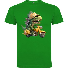 Dětské tričko Dinosaurus na motorce 11