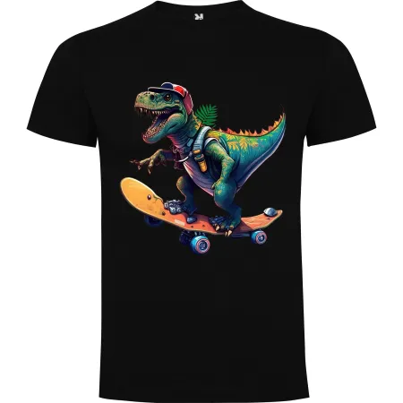 Dětské tričko Dinosaurus na Skateboardu 1