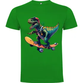Dětské tričko Dinosaurus na Skateboardu 1