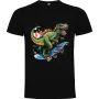 Dětské tričko Dinosaurus na Skateboardu 2