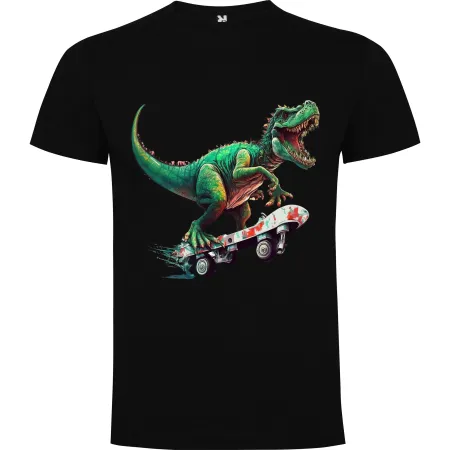 Dětské tričko Dinosaurus na Skateboardu 4