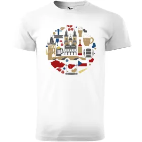 Pánské tričko Česko v kruhu 1