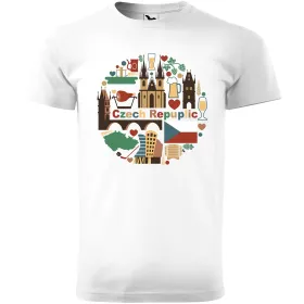 Pánské tričko Česko v kruhu 2