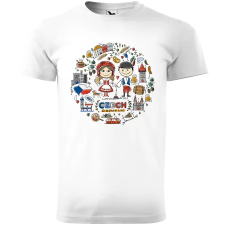 Pánské tričko Česko v kruhu 3