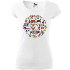 Dámské tričko Česko v kruhu 3