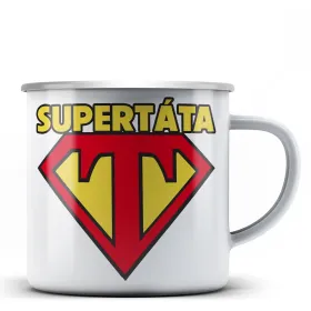Plechový hrnek Supertáta 2