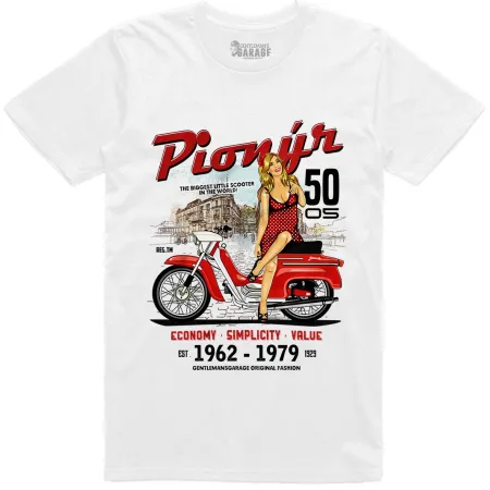 JAWA 50-05 Pionýr Pánské tričko retro