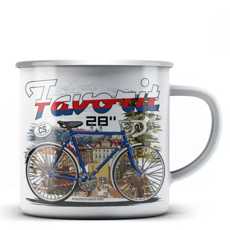 Favorit 28 Plechový hrnek