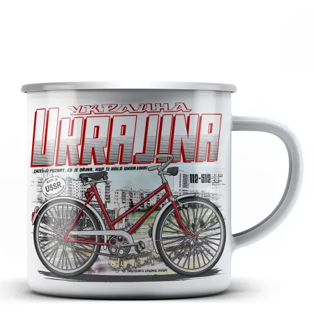 Ukrajina 112-512 Plechový hrnek