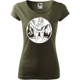 Dámské tričko pro rybářky Rybářka 1