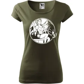 Dámské tričko pro rybářky Rybářka 2