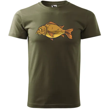 Pánské tričko pro rybáře Angry Carp