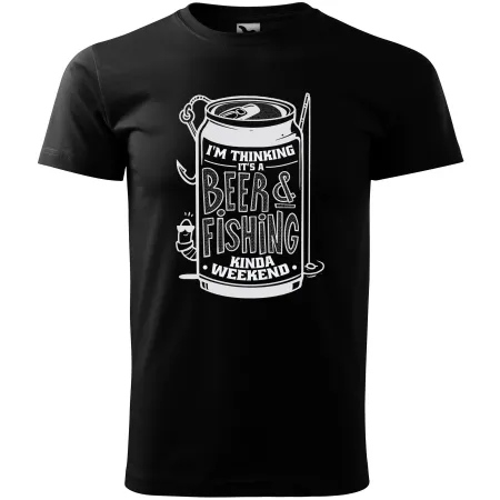 Pánské tričko pro rybáře Beer and Fishing
