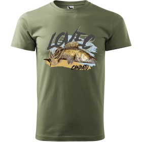 Pánské tričko pro rybáře Lovec candátů